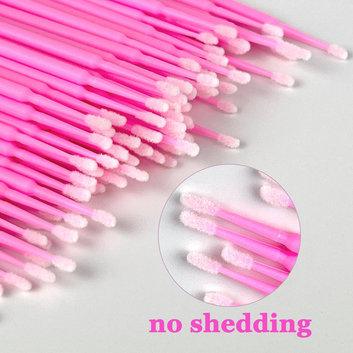 Microbrush Micro Applicators for Eyelash Extensions & Makeup - 300 Pack
