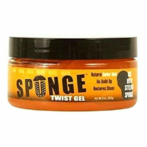 Spunge Twist Gel No Build-Up 8oz Natural Softer Hold Hair Styling Gel
