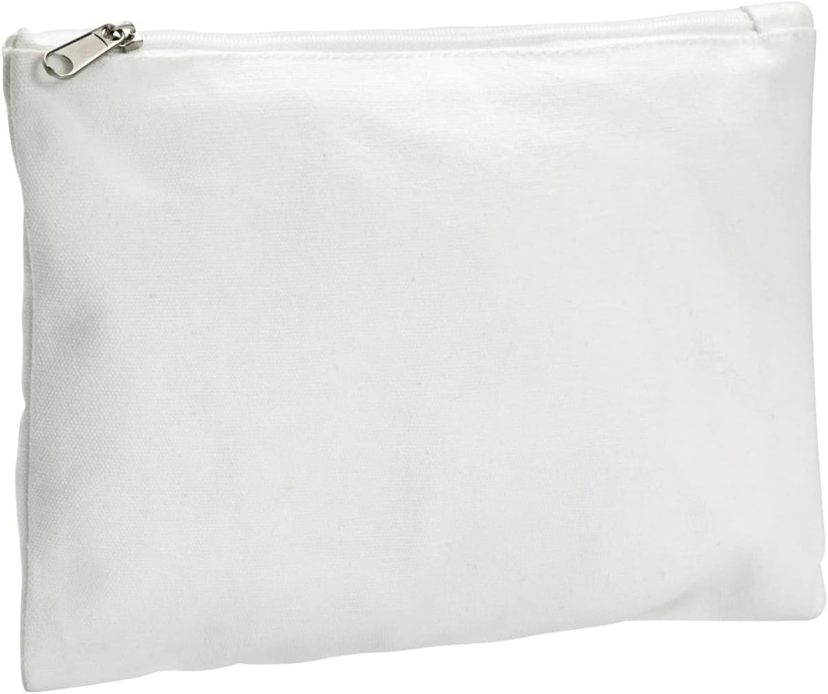 Canvas Makeup Bag Set - DIY Pouches for Personalization & Travel