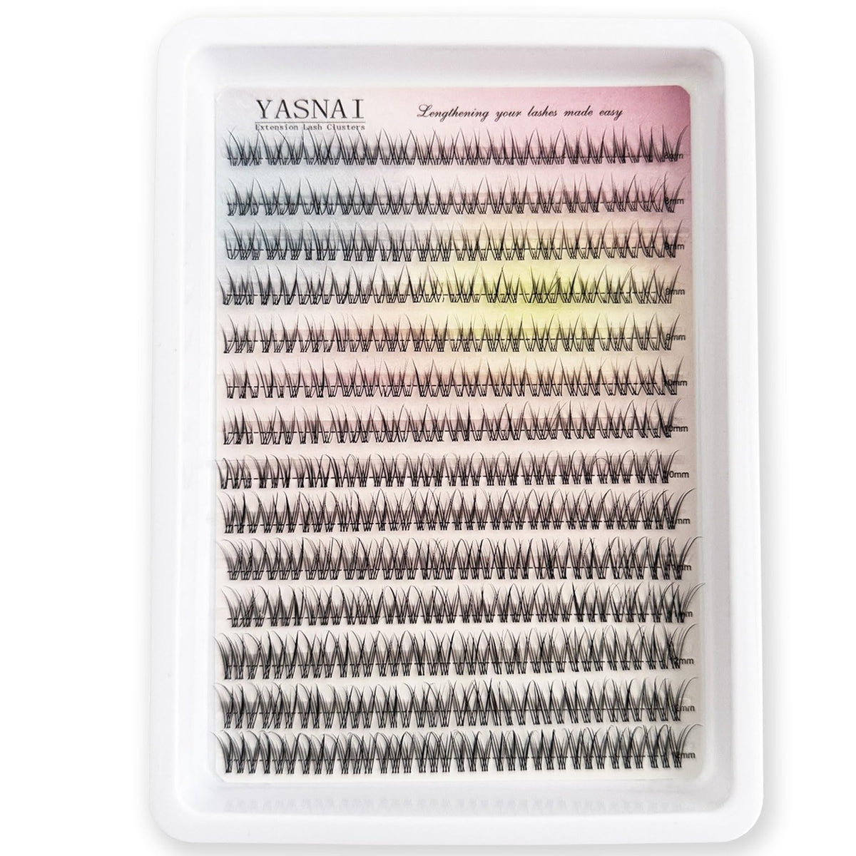 Natural Look Wispy C Curved Lash Clusters - Black, Pack of 1