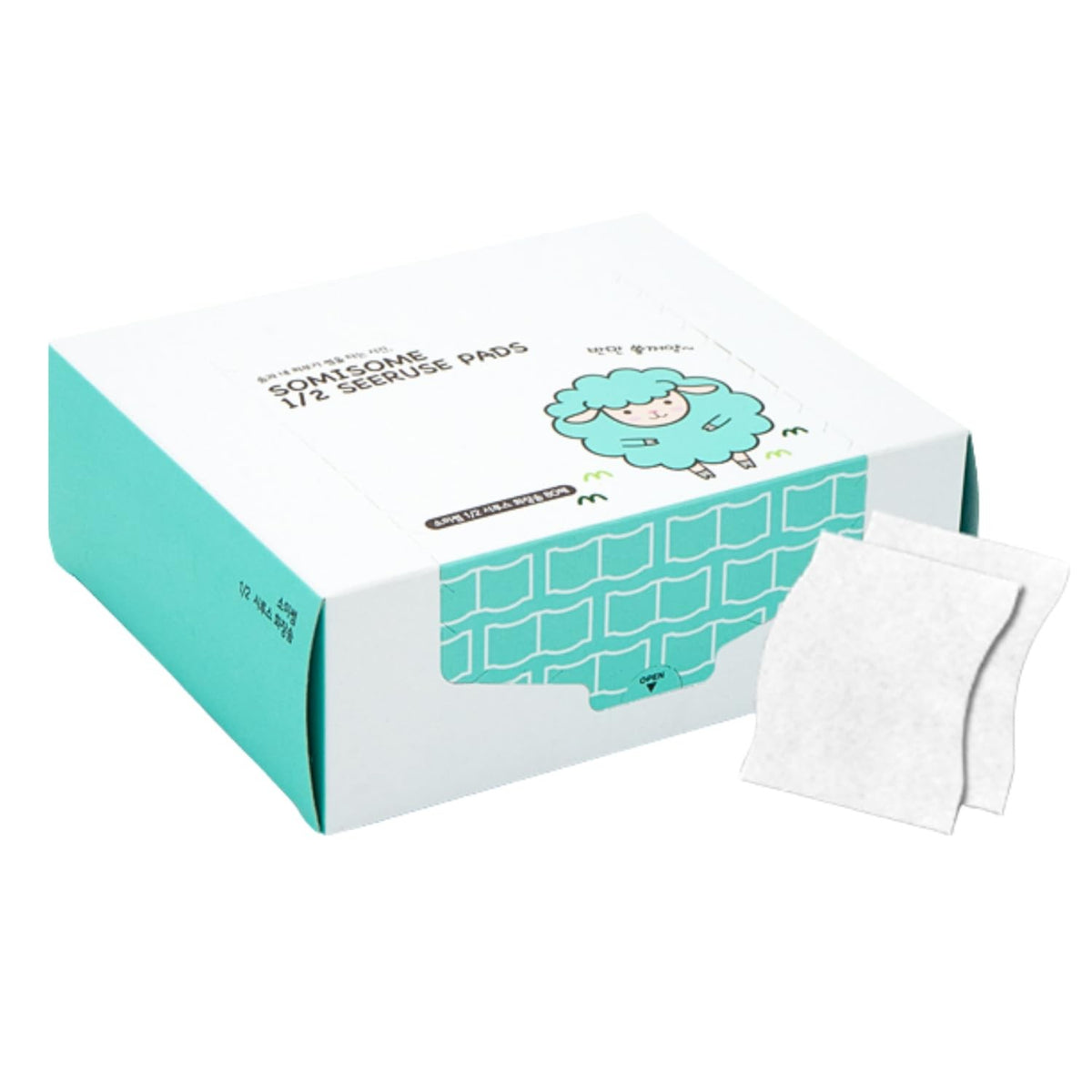 Premium Korean Cotton Pads for Makeup Removal & Skincare - 80 Count