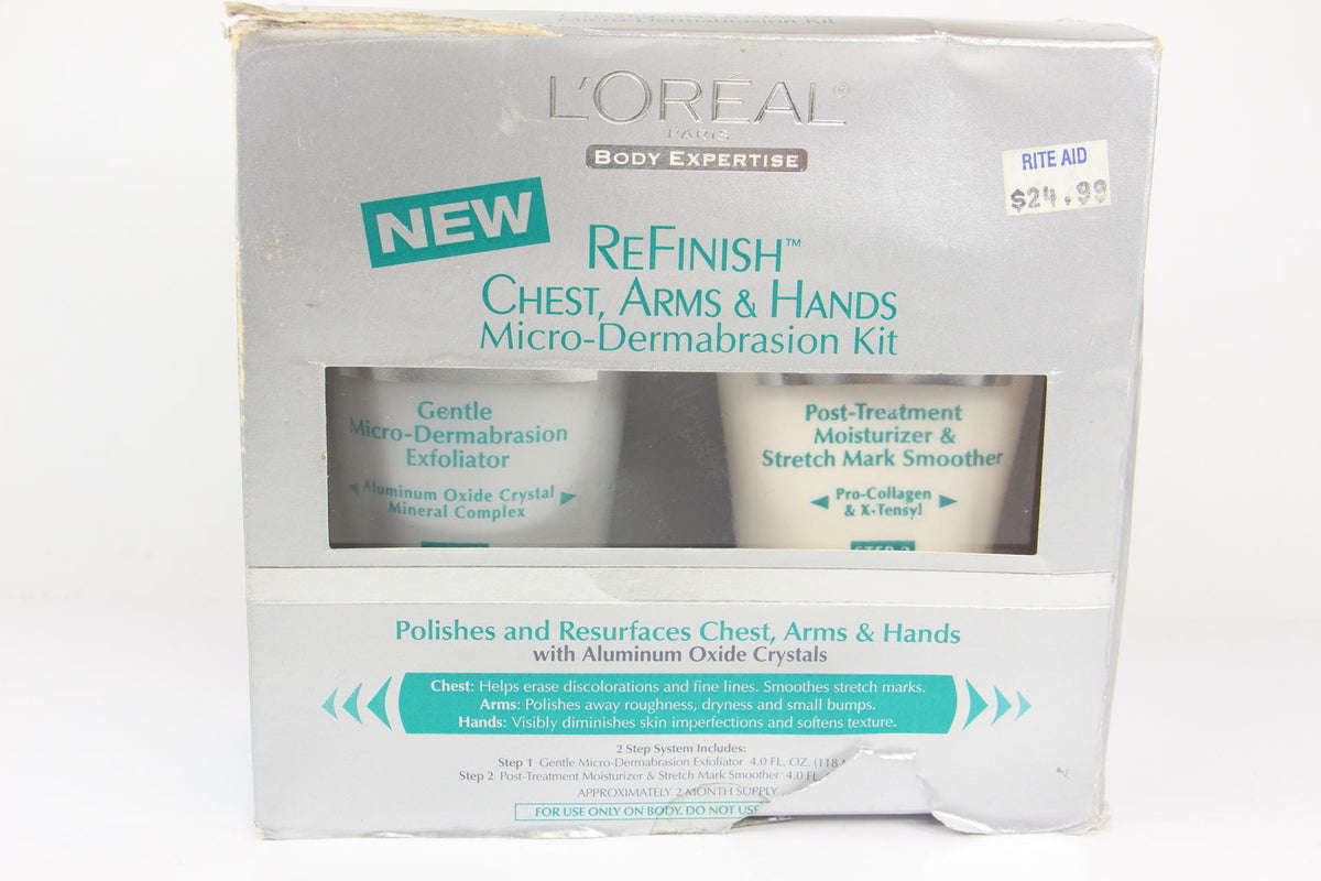 L'Oreal ReFinish Micro-Dermabrasion Chest & Hand Treatment 2 Pack
