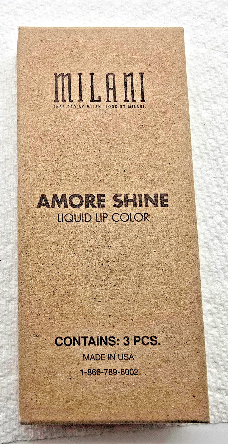 Milani Amore Shine Liquid Lip Color Seduction Set - 3 Pack