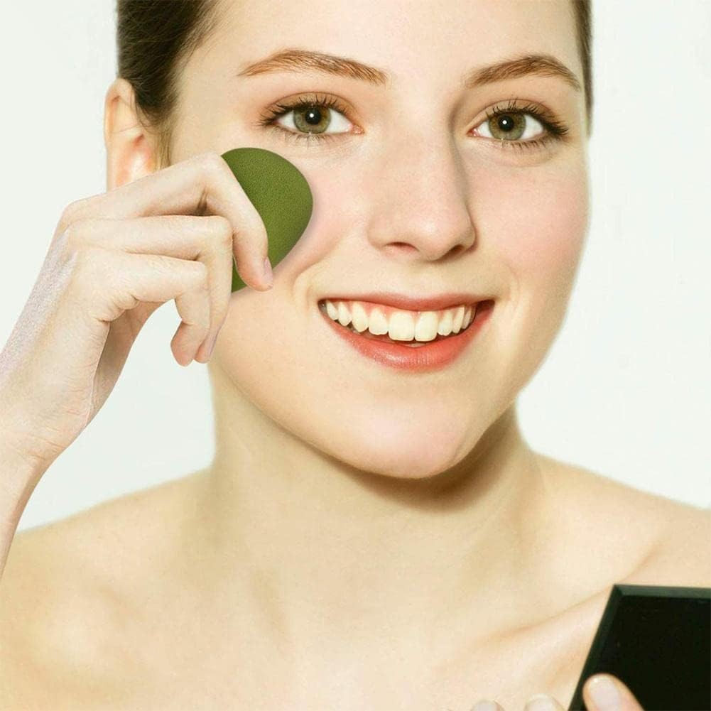Mini Makeup Sponge Set - 12 Multi-Colored Latex-Free Blenders for Face & Eye Makeup