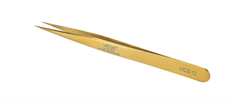 Professional Eyelash Tweezers Stainless Steel Precision Tips for Lash Extensions