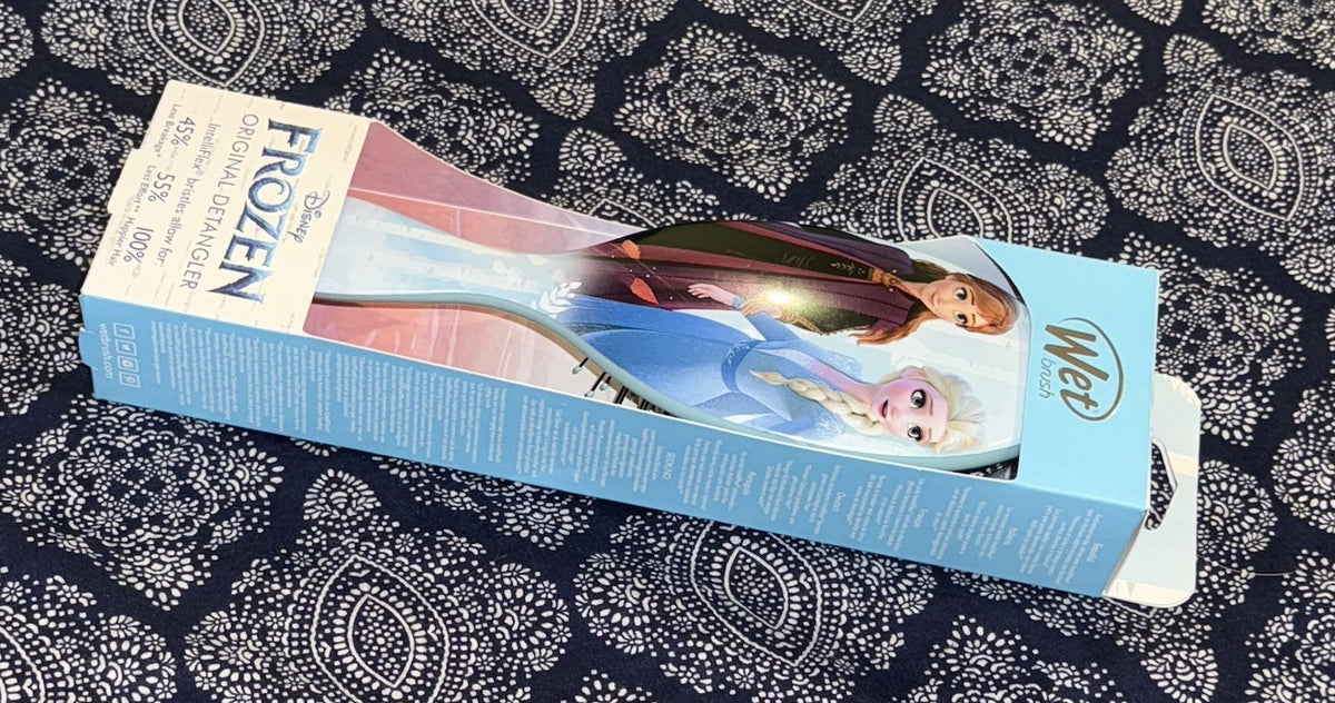 Disney Princess Wet Brush Set - Ariel, Belle, Jasmine, Cinderella, Tiana, Moana, Frozen
