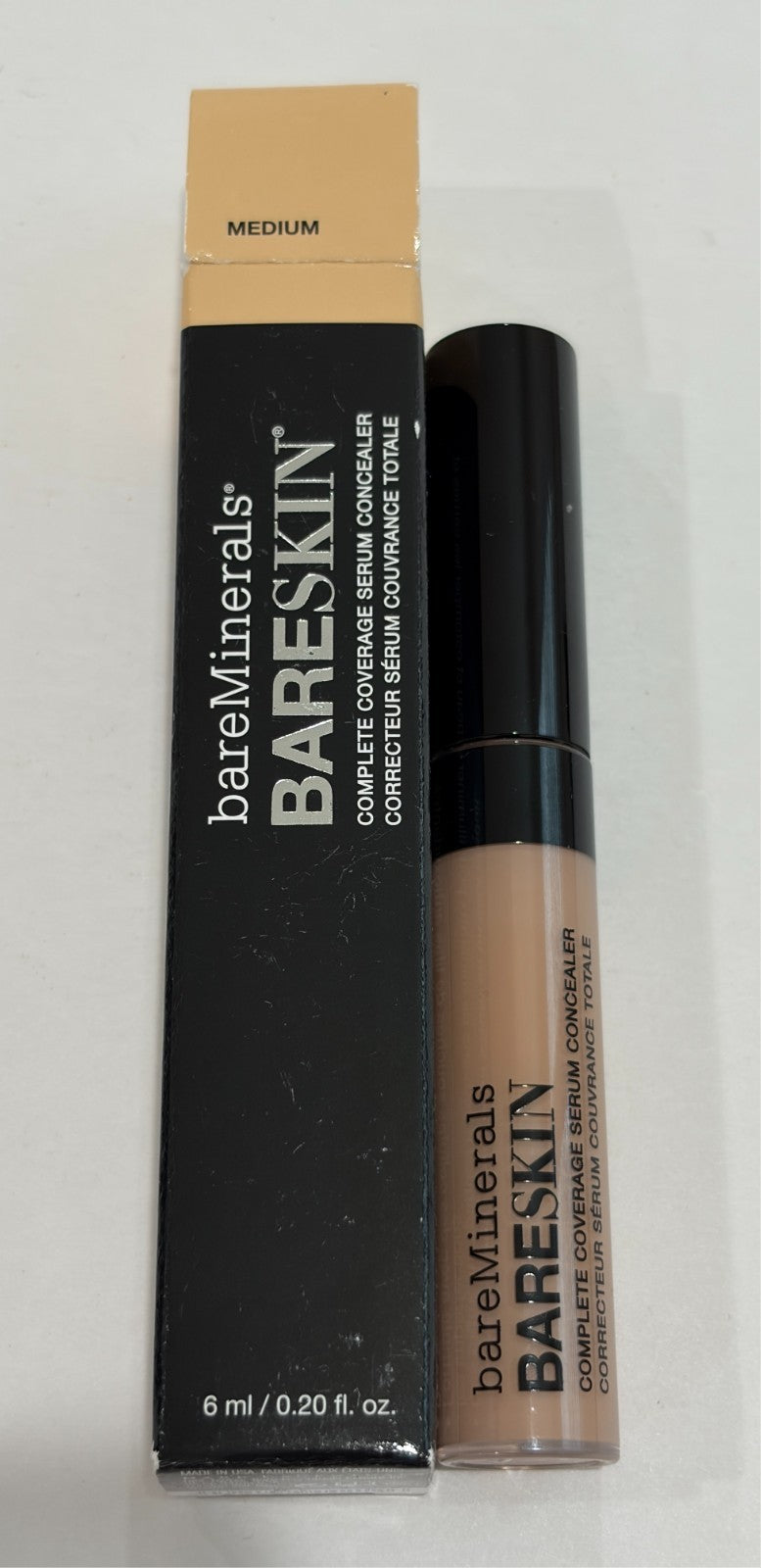 BareMinerals Bareskin Complete Coverage Serum Concealer Medium 0.2 oz 6 ml