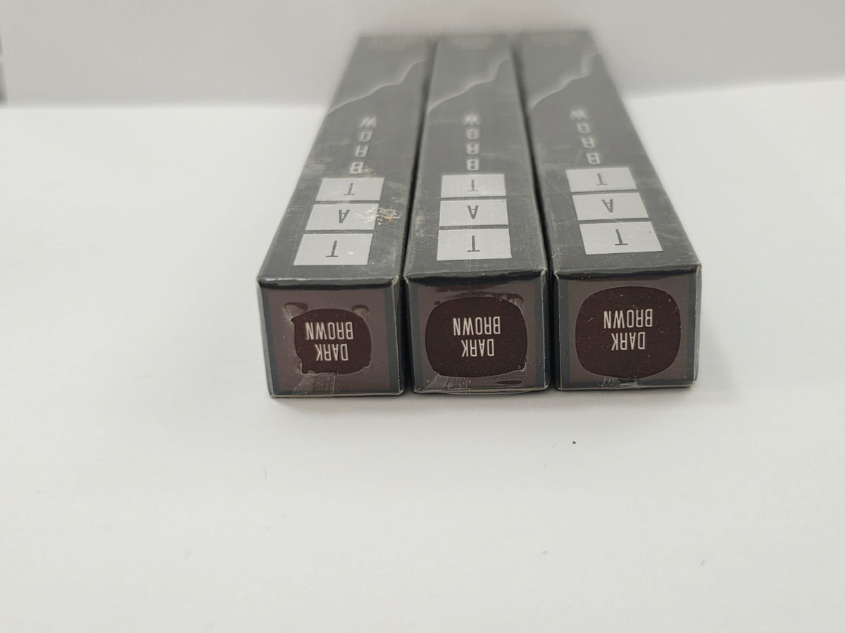 Tat Brow Micro Precision Brow Pen Waterproof 24+ Hours - Dark Brown Set of 3