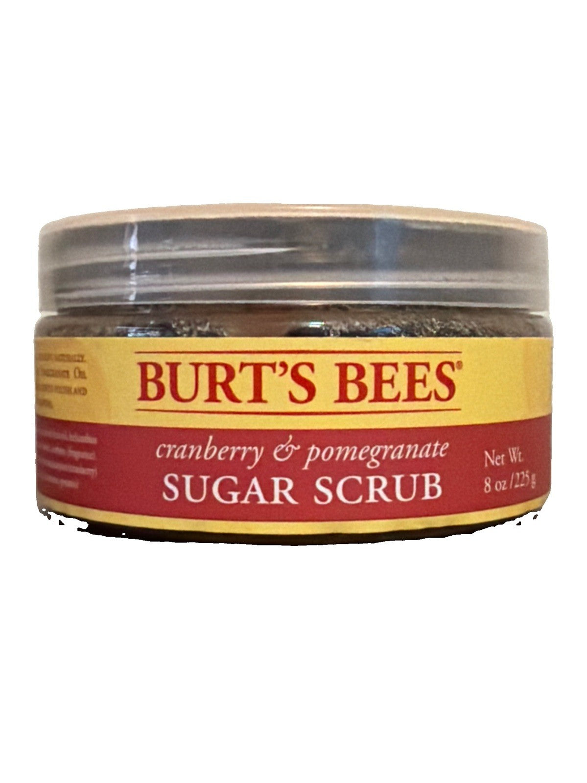 Burt’s Bees Cranberry and Pomegranate Sugar Scrub 8 oz. - Sealed