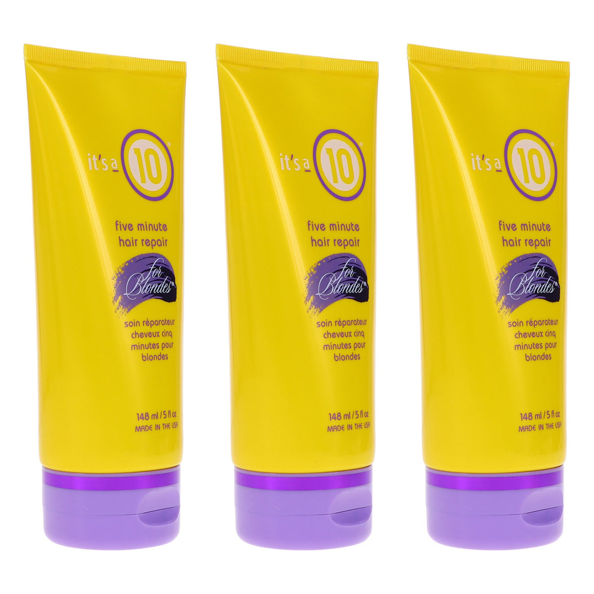 It's a 10 Miracle Blonde 5-Minute Repair Hair Treatment 3 Pack - 5 oz