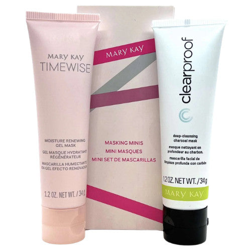 Facial Masks Set of 2 - Moisture Renewing Gel & Deep Cleansing