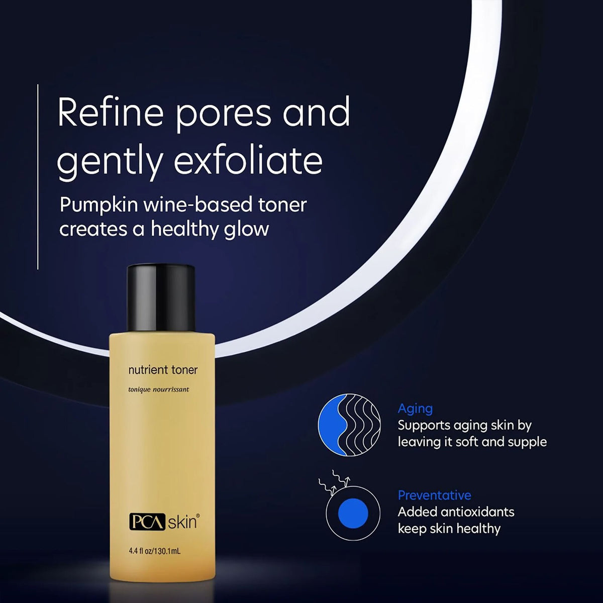 PCA Skin Nutrient Toner for Pore Refinement & Exfoliation - 4.4 oz
