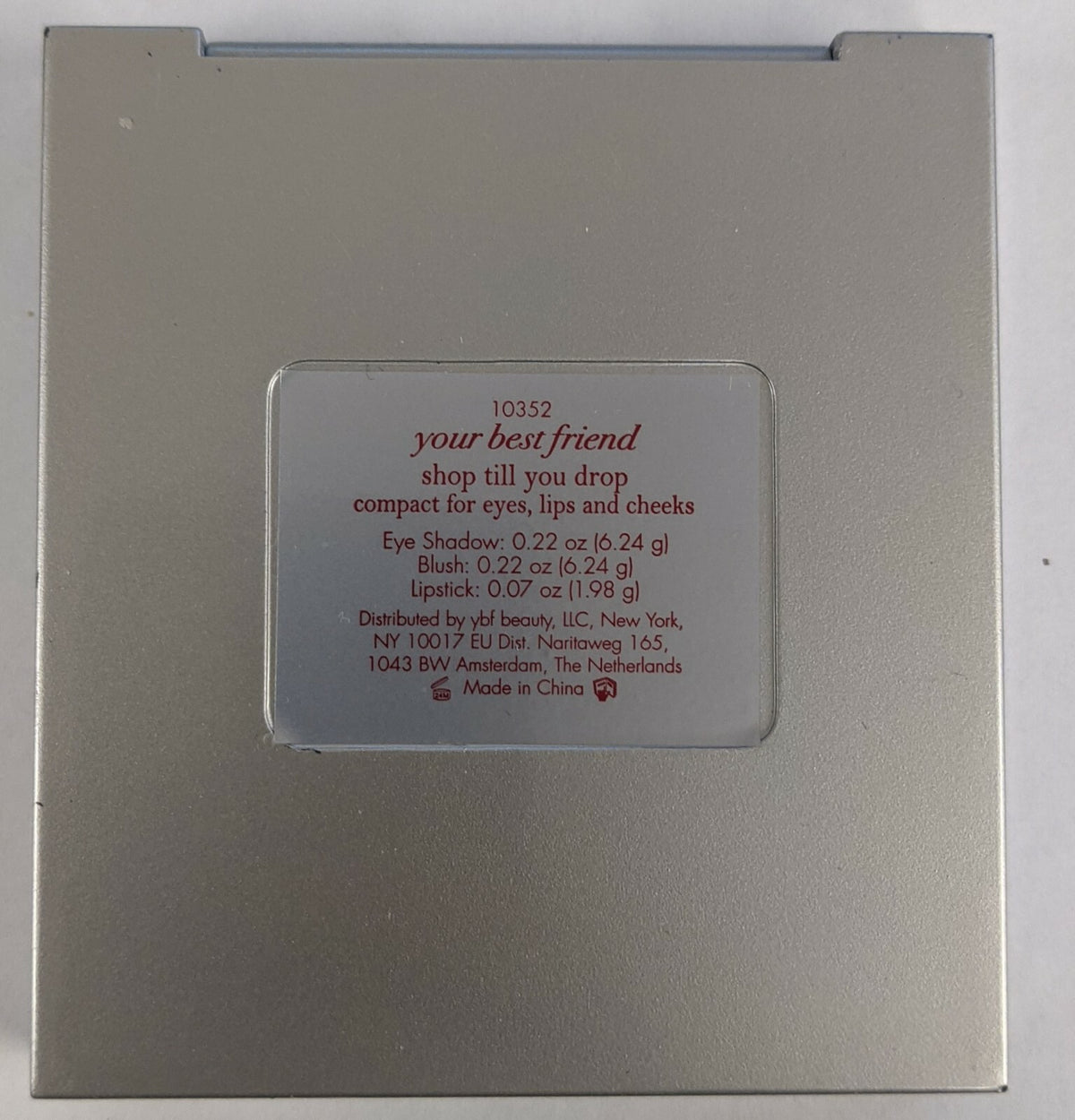 YBF Shop Till You Drop Compact for Eyes, Lips & Cheeks - 0.51 oz, Set of 2