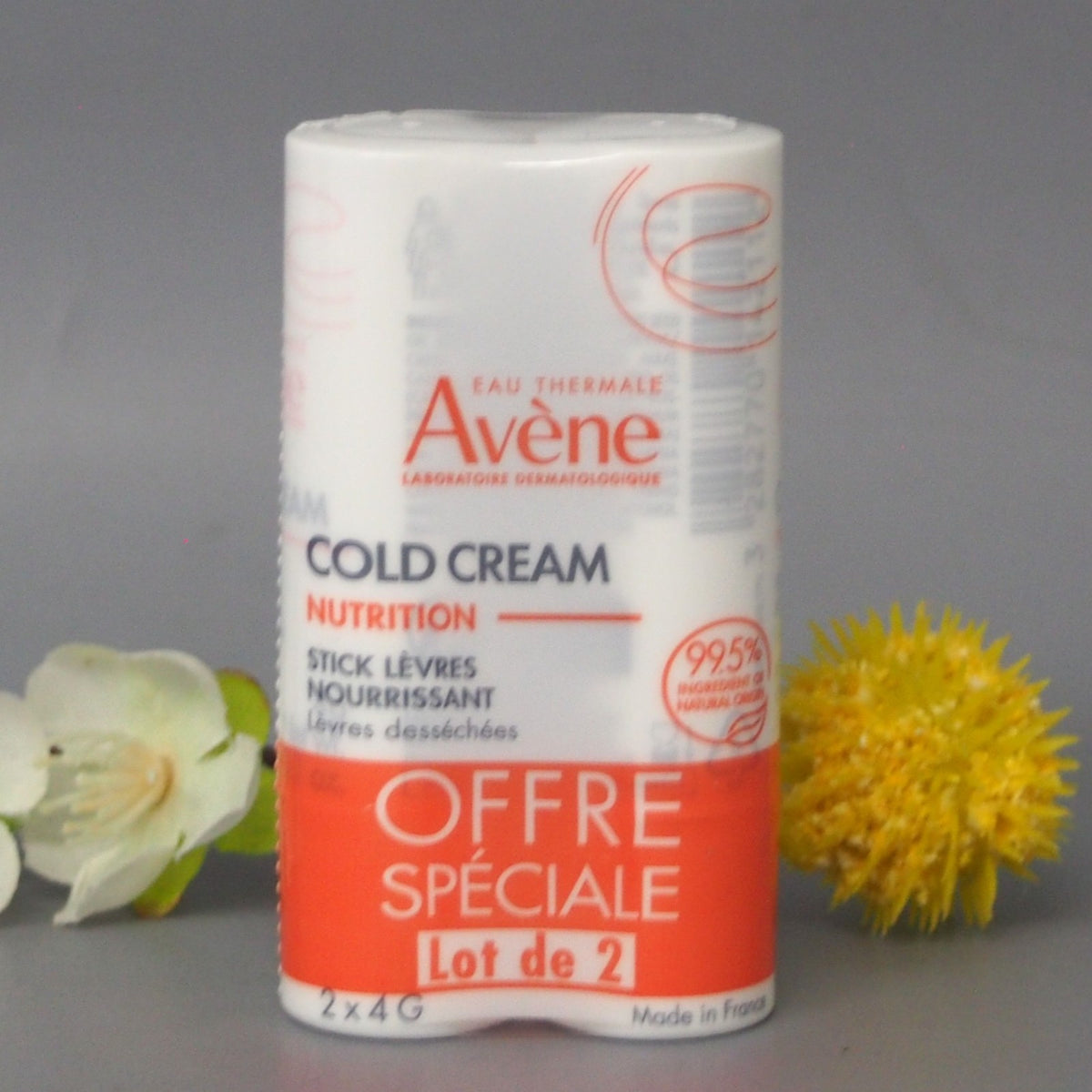 Avene Cold Cream Nourishing Lip Balm Set - Moisturizing & Protective 4g