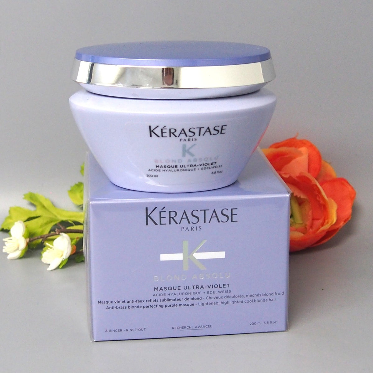 Kerastase Blond Absolu Purple Hair Mask & Shampoo Set for Blonde & Bleached Hair