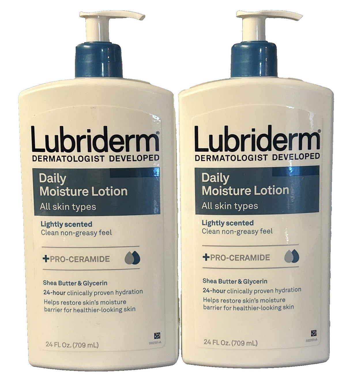 Daily Moisture Lotion with Ceramides & Shea Butter 24oz x2