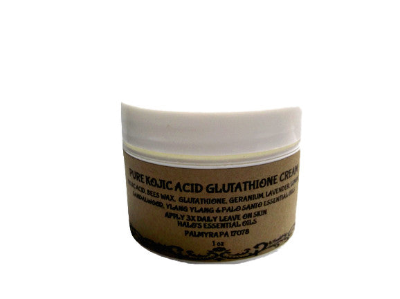 Kojic Acid Glutathione Skin Lightening Cream 1 oz for Dark Spot Removal