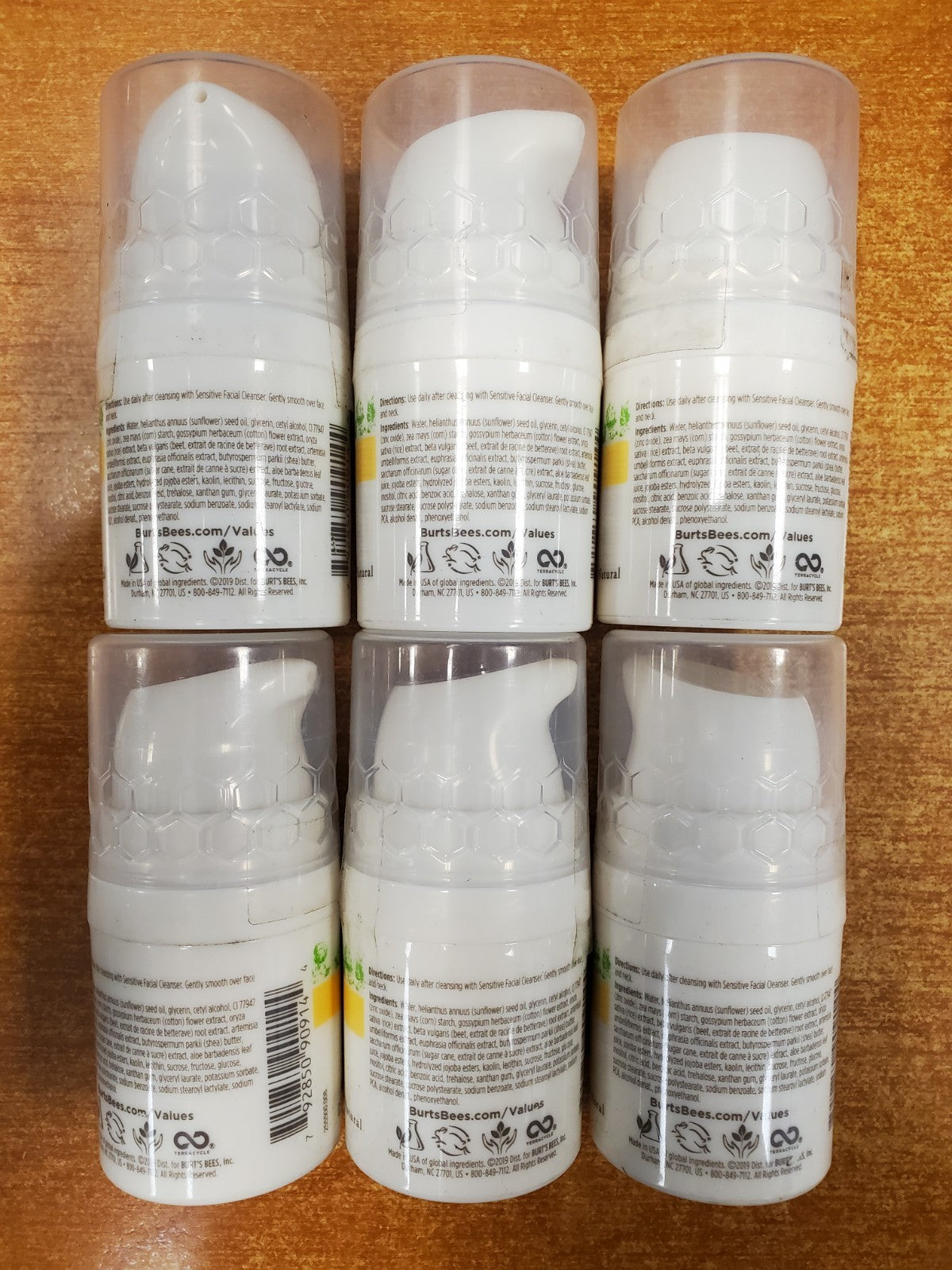 Burt's Bees Sensitive Moisturizing Cream Travel Size 0.5oz - 6 Pack