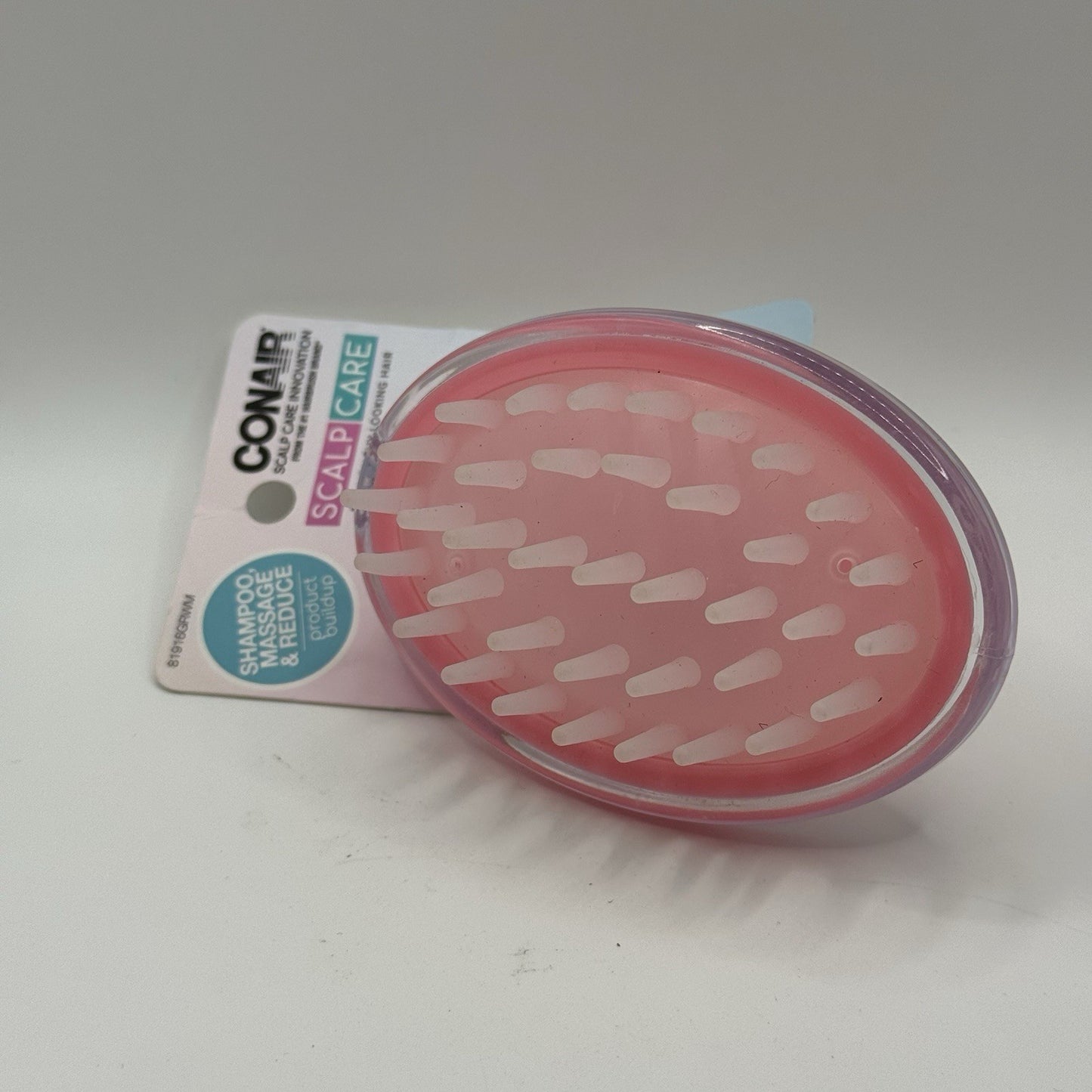 Conair Scalp Care Shampoo Massage Brush Pink - Hair & Scalp Care Tool