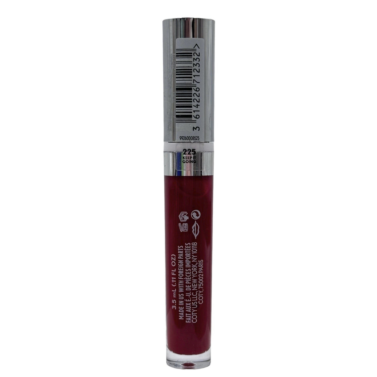 Liquid Lipstick Set - Hydrating Vinyl Finish for Full Coverage in 225 Keep It Going Red
