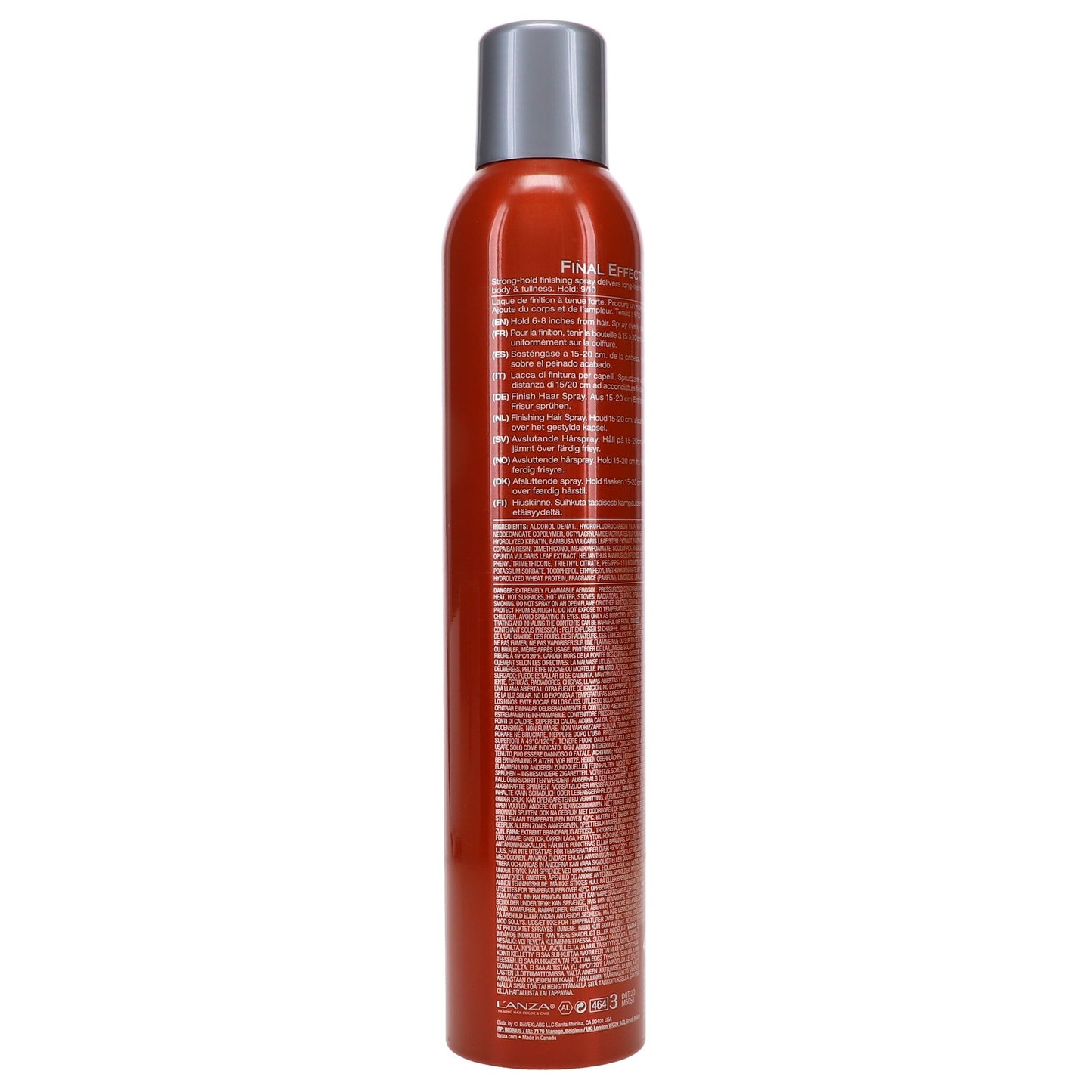 L'ANZA Healing Volume Final Effects Hairspray 10.6oz for Thickening & Fullness