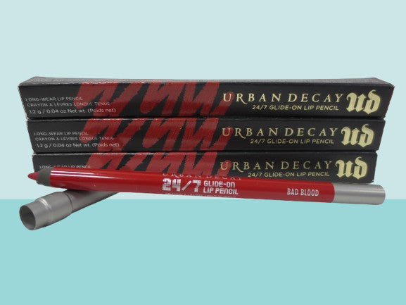 Lip Liner Pencil Bad Blood - Urban Decay 24/7 Glide-On Lip Makeup Set of 3