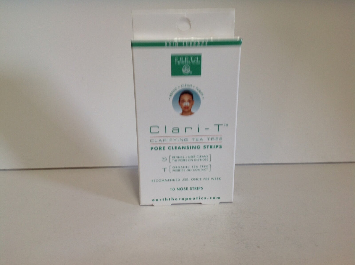 Organic Pore Cleansing Strips - Earth Therapeutics Clari-T 10 Count
