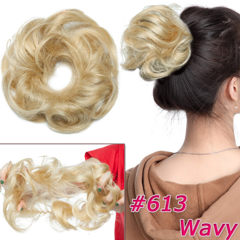 Messy Bun Scrunchie Hair Extension Updo Chignon - Remy Human Hair