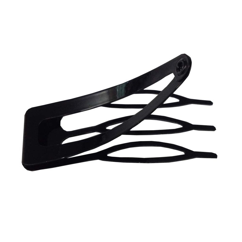 REVLON Double Grip Hair Clips, 6 Count (Pack of 1), Black