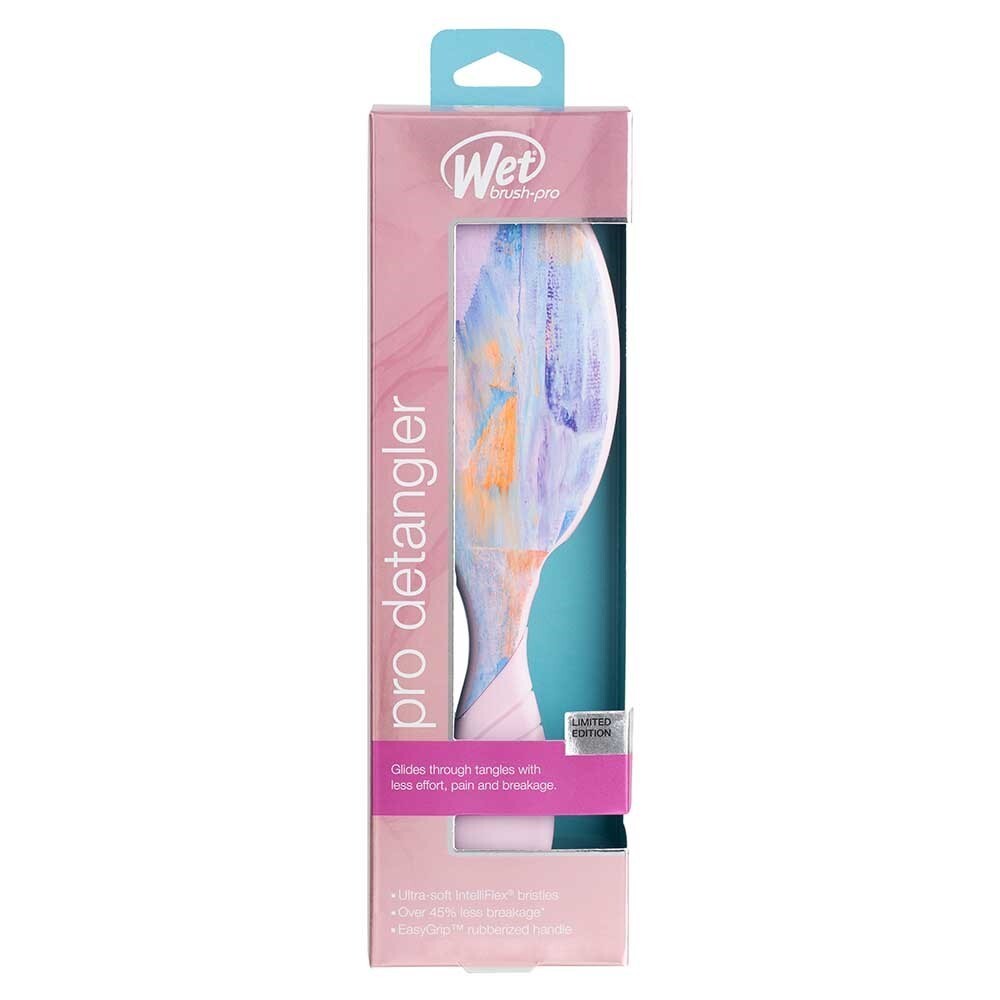 Wet Brush Detangler Hairbrush Wildflower Petal - Ultra-Soft IntelliFlex Bristles