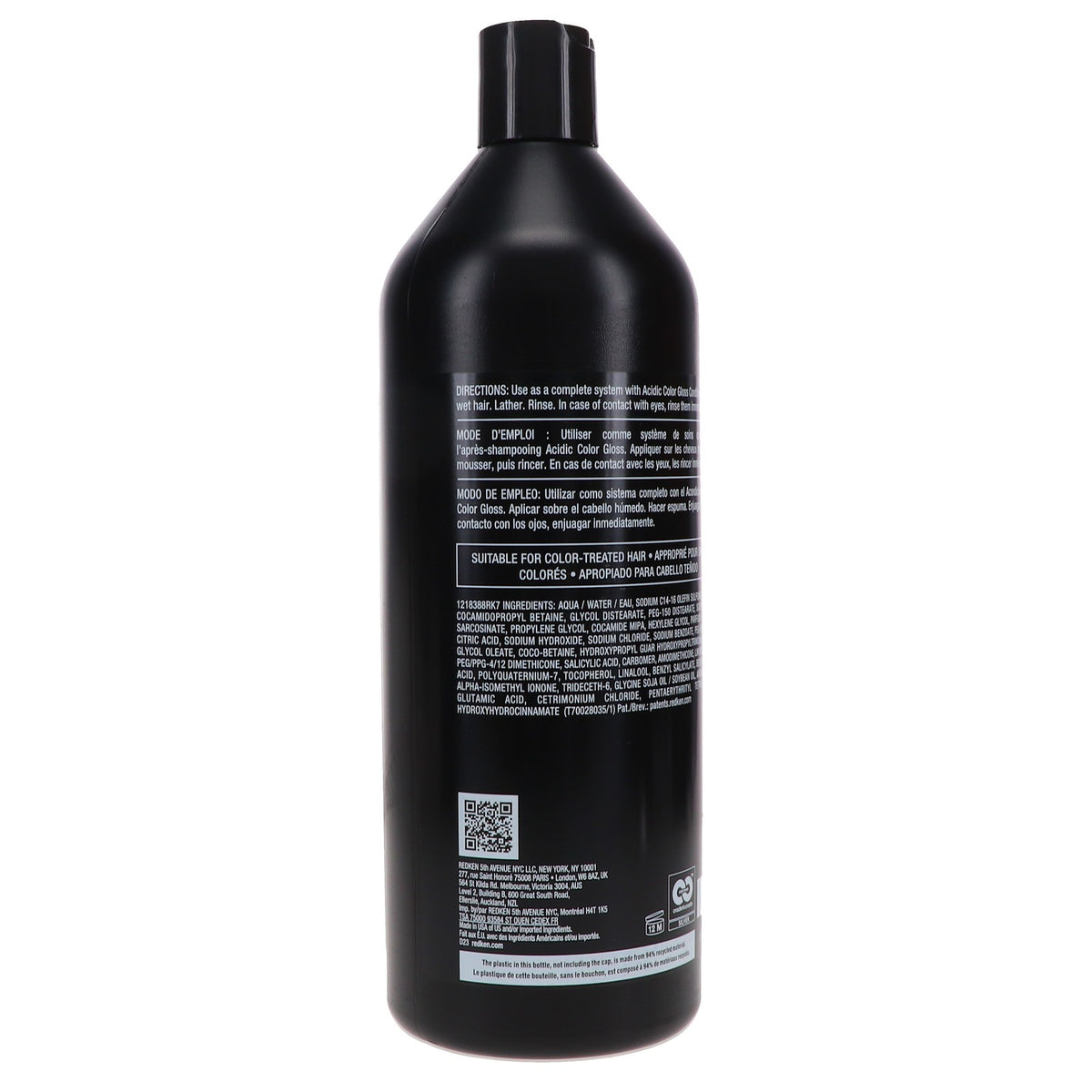 Redken Acidic Color Gloss Sulfate-Free Shampoo 33.8 oz for Vibrant Color Care