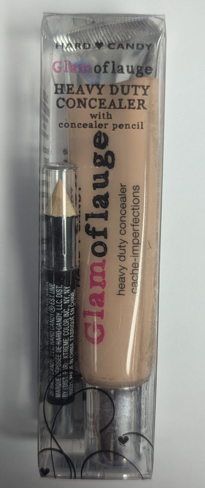 Heavy Duty Concealer with Pencil - Fair Shade, 0.71oz - Makeup Face Concealer