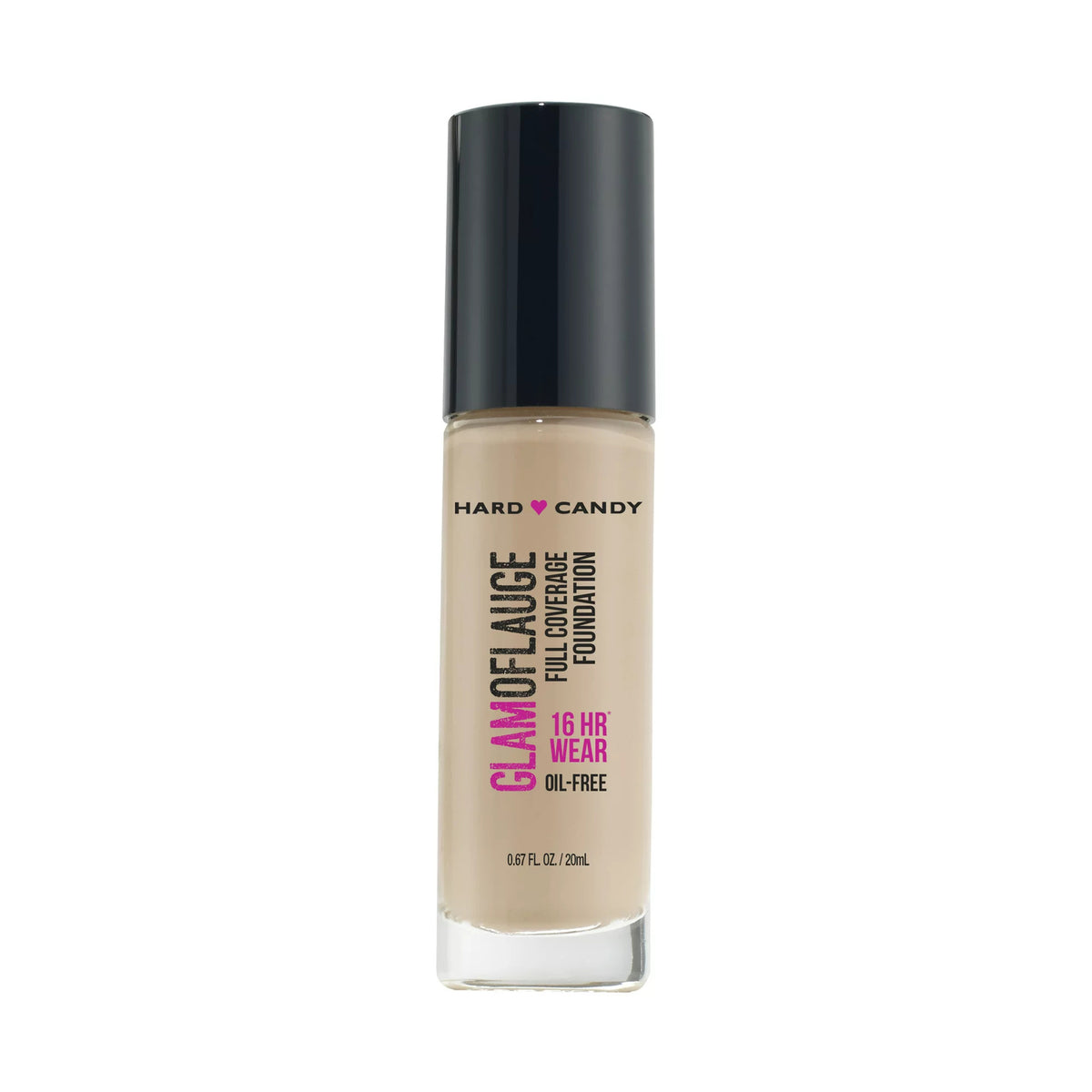 Hard Candy Full Coverage Oil-Free Foundation - Cool Beige 1509 (3 Pack)