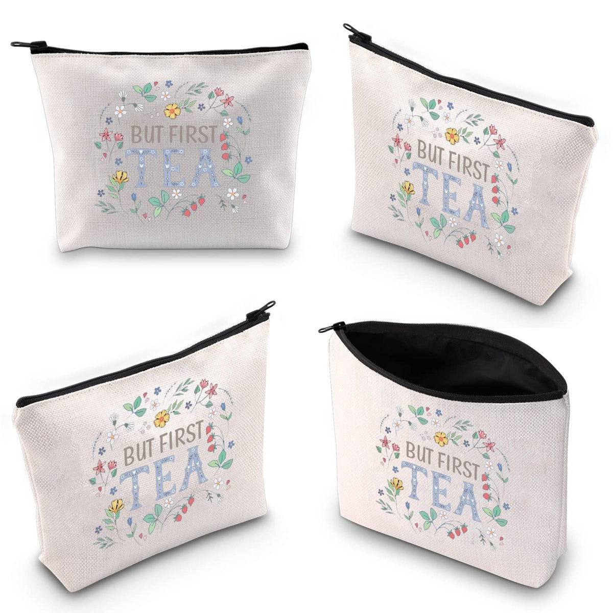 Makeup Organizer Bag with Zipper for Travel and Storage