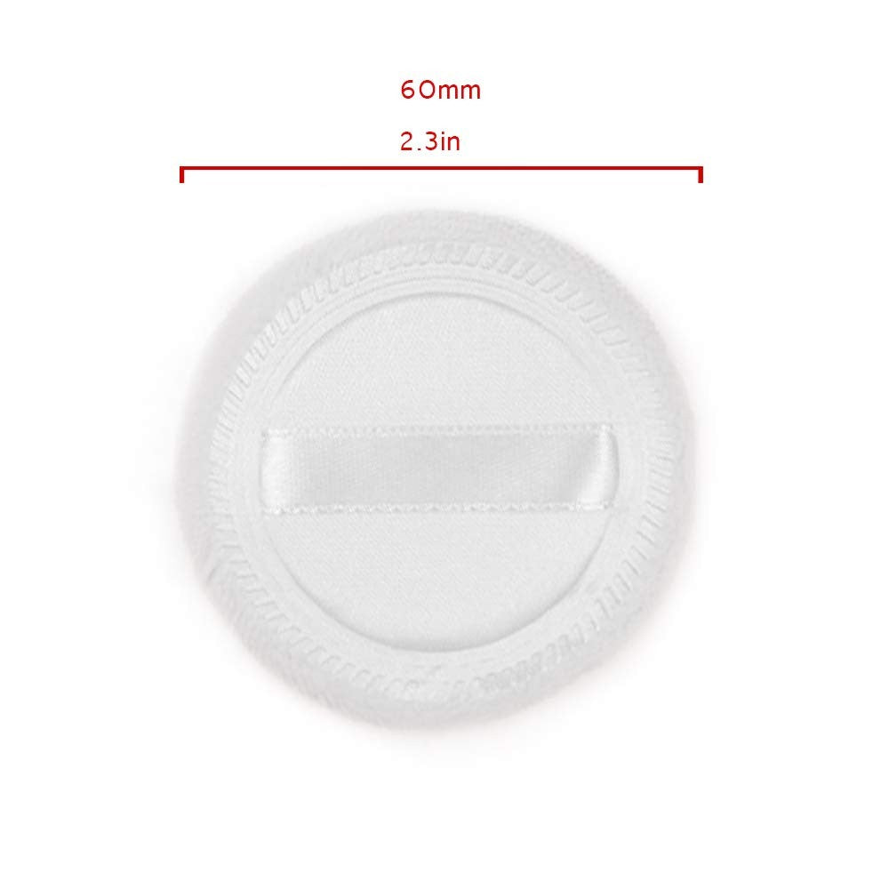 10 Pack Cosmetic Powder Puffs Face Makeup Applicators - Cotton Soft