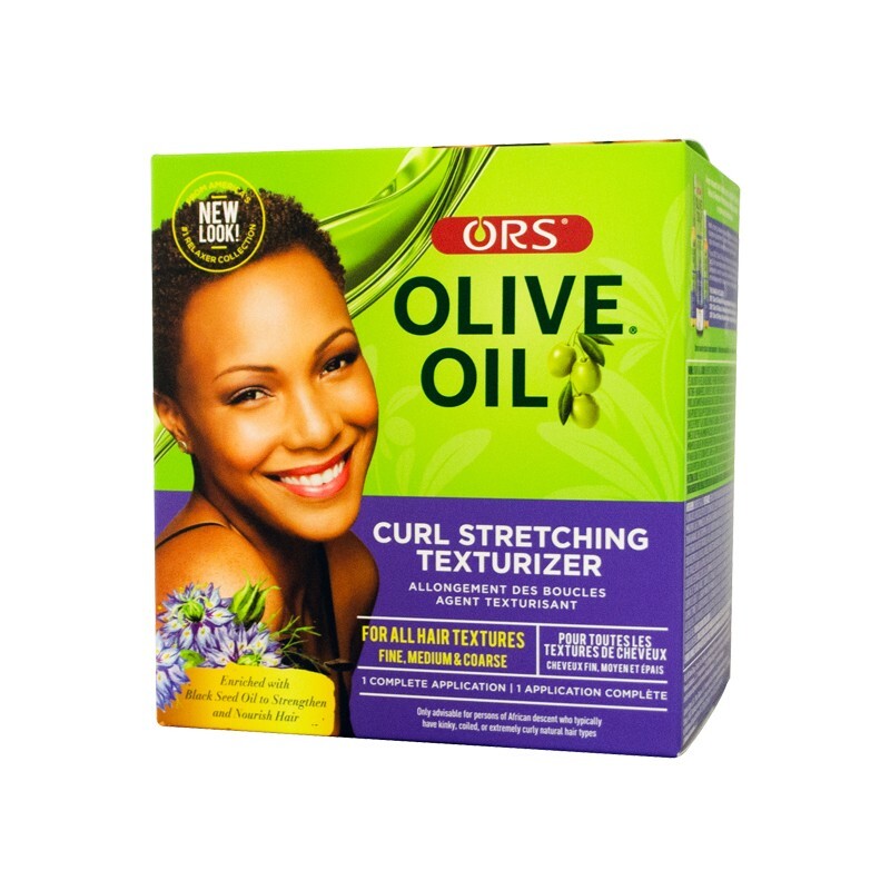 Olive Oil Curl Texturizer Kit for Natural Hair - Moisturizing & Loosening Curls