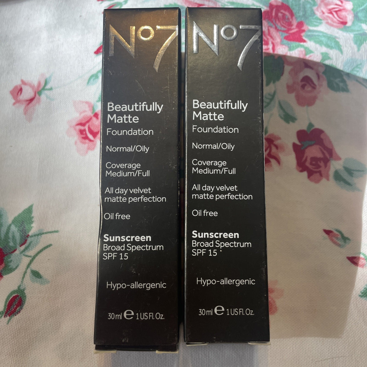 No7 Beautifully Matte Foundation SPF15 - Cool Vanilla, Normal/Oily Skin, Full Coverage