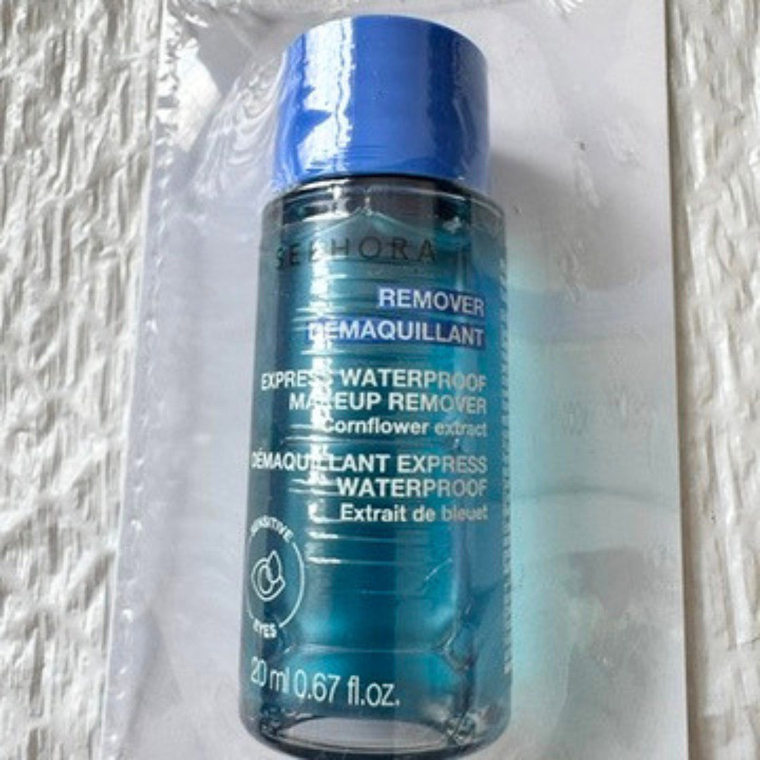 Waterproof Makeup Remover Duo - Gentle, Fast-Acting Eye & Face Cleanser