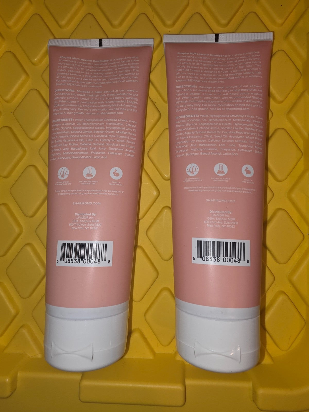 Leave In Conditioner for Hair - 2 Pack, 8 Fl Oz