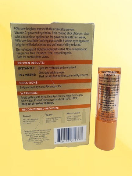 Revive and Glow Eye Balm Duo - Moisturizing Eye Care for Dark Circles & Puffiness