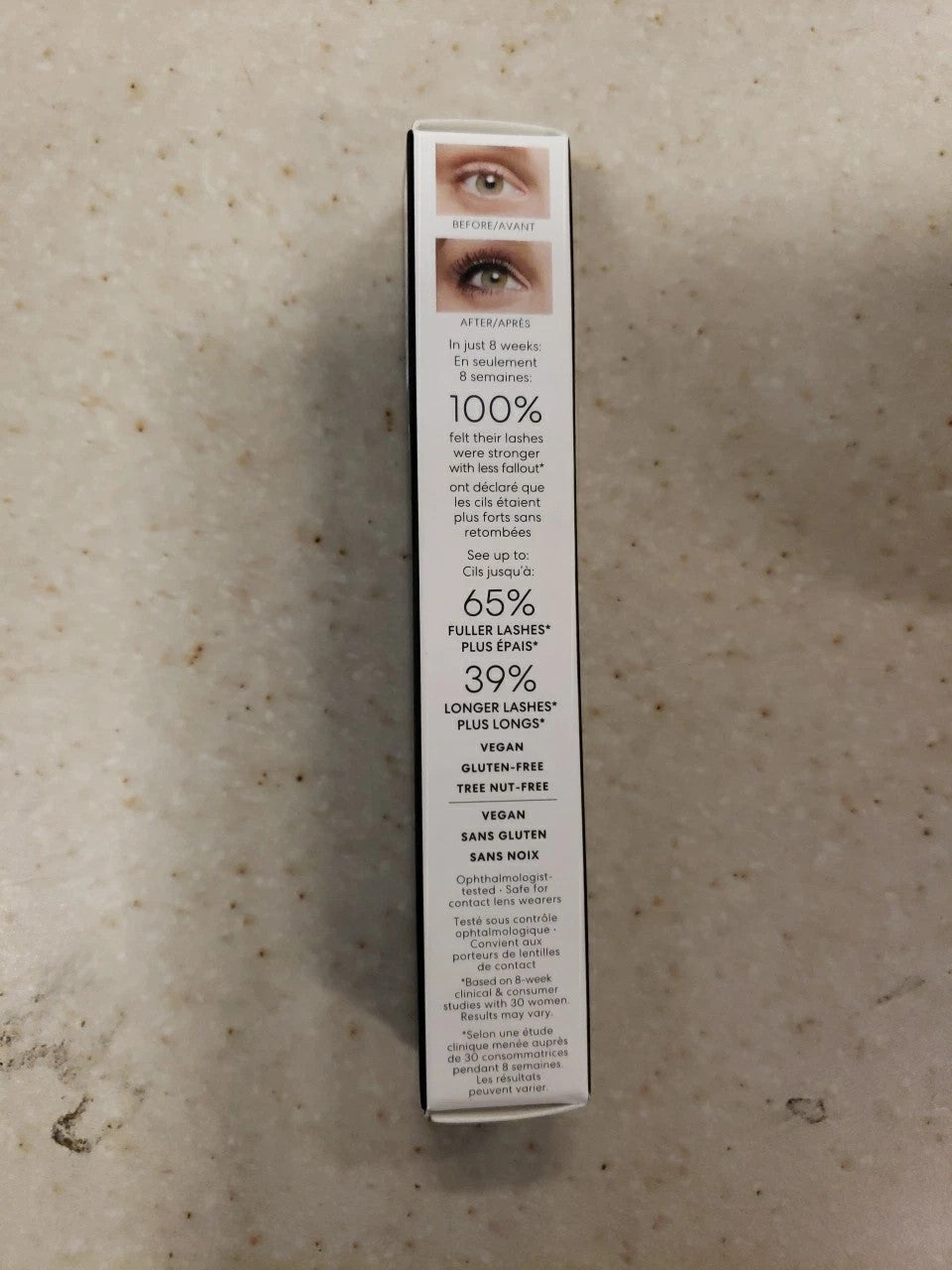 (2) Waterproof Lengthening Mascara - Vegan & Cruelty-Free, Black, 0.27oz