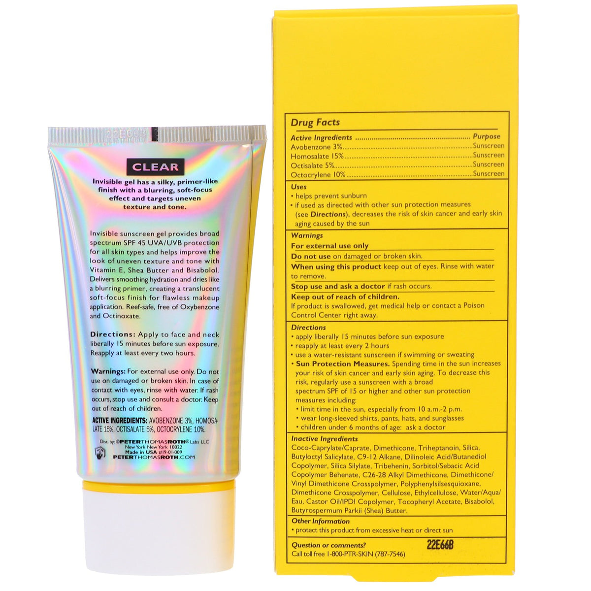 Max Clear Invisible Priming Sunscreen SPF 45 – 1.7 oz
