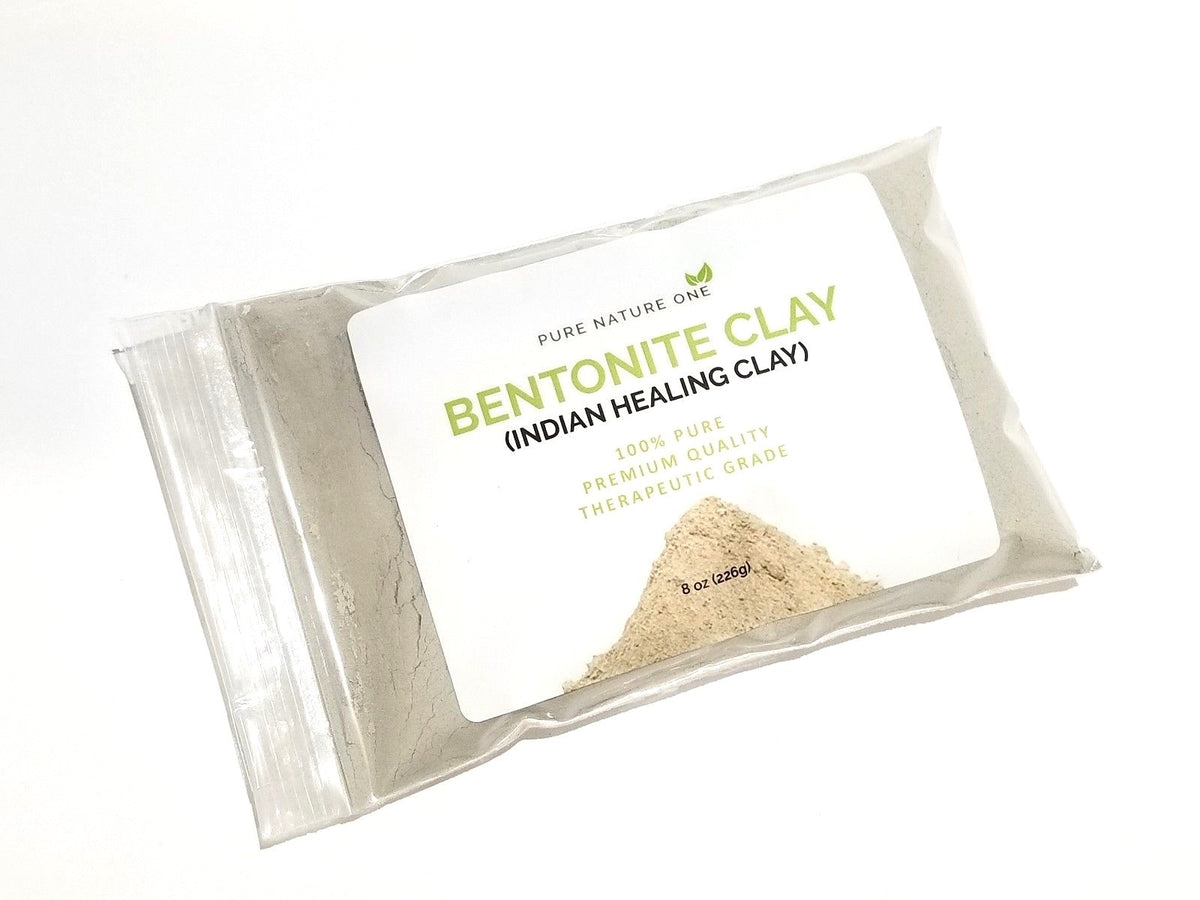 Bentonite Clay Powder - Pure Natural Cosmetic Grade, 8oz-32oz, Healing Skin Mask