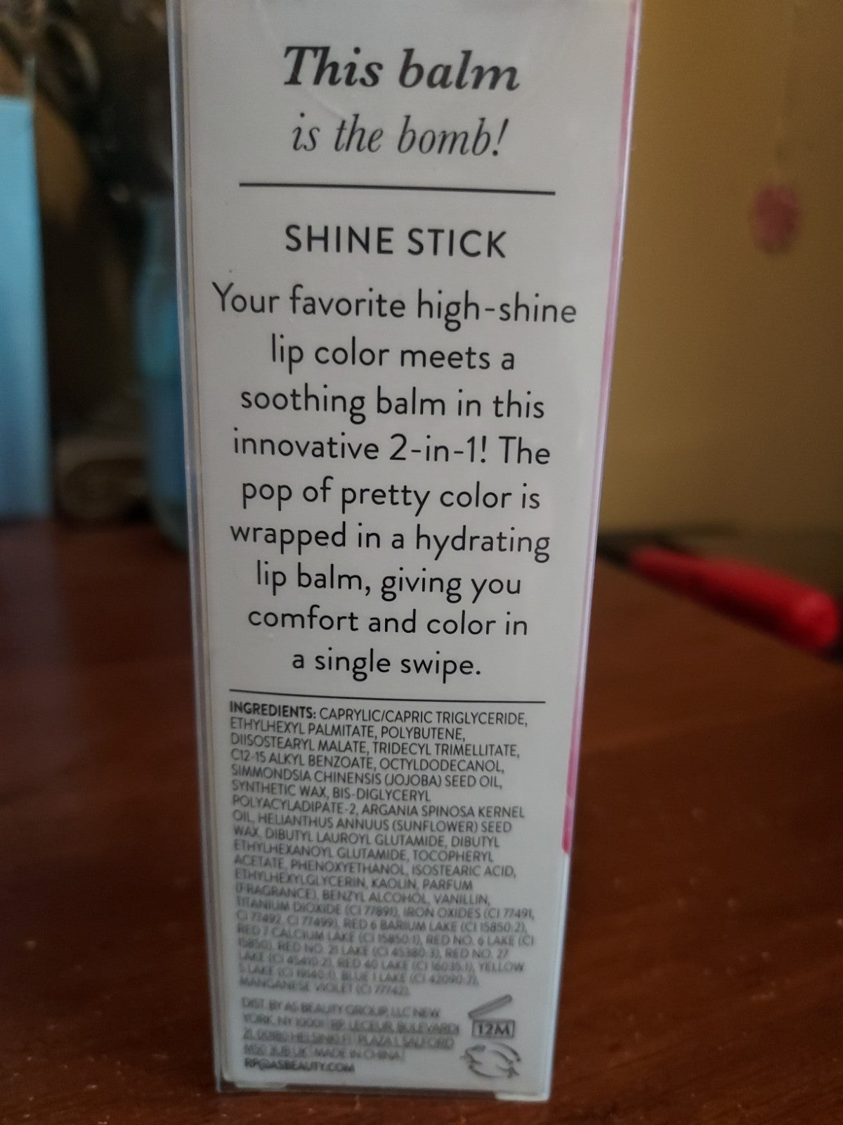 Moisturizing Lip Color Stick with Balm - Blossom Shade, 0.1 oz