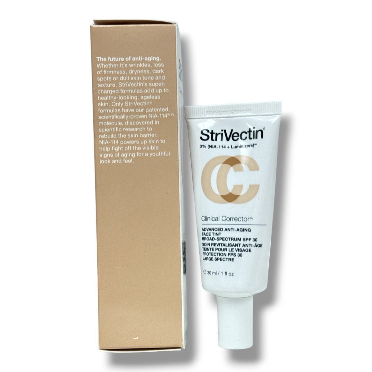 Anti-Aging Face Tint SPF30 Medium - Corrector & Broad Spectrum Sunscreen
