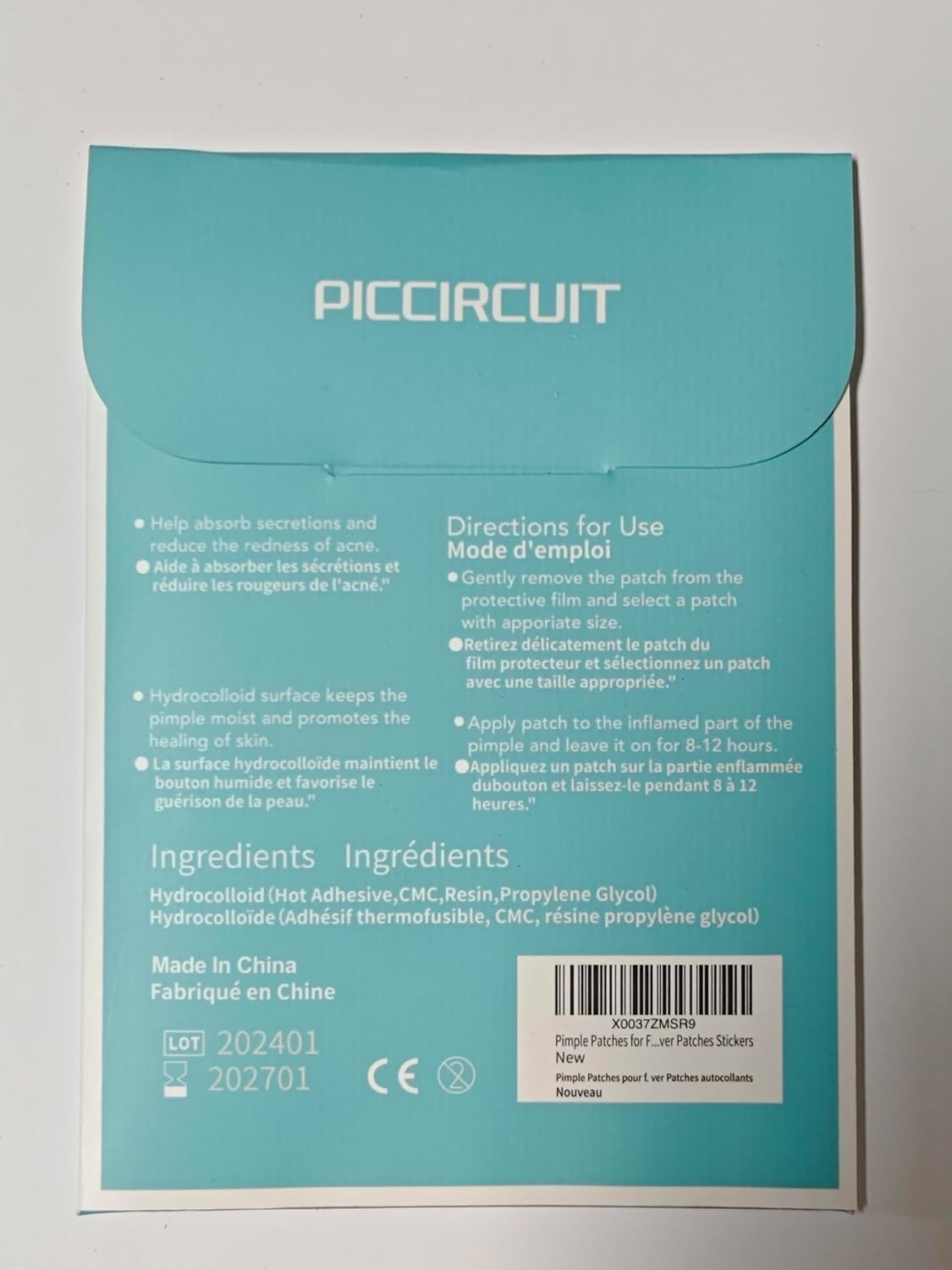 Hydrocolloid Pimple Patches with Tea Tree Oil for Fast Acne Healing - Invisible, 180 Count