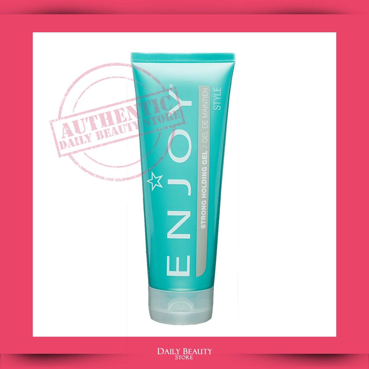 Strong Holding Hair Gel 8oz - Alcohol-Free, Volumizing & Texturizing