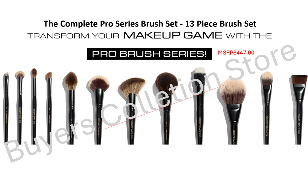 Scott Barnes #61 Eye Fan Makeup Brush - Professional Eye Shadow Blending