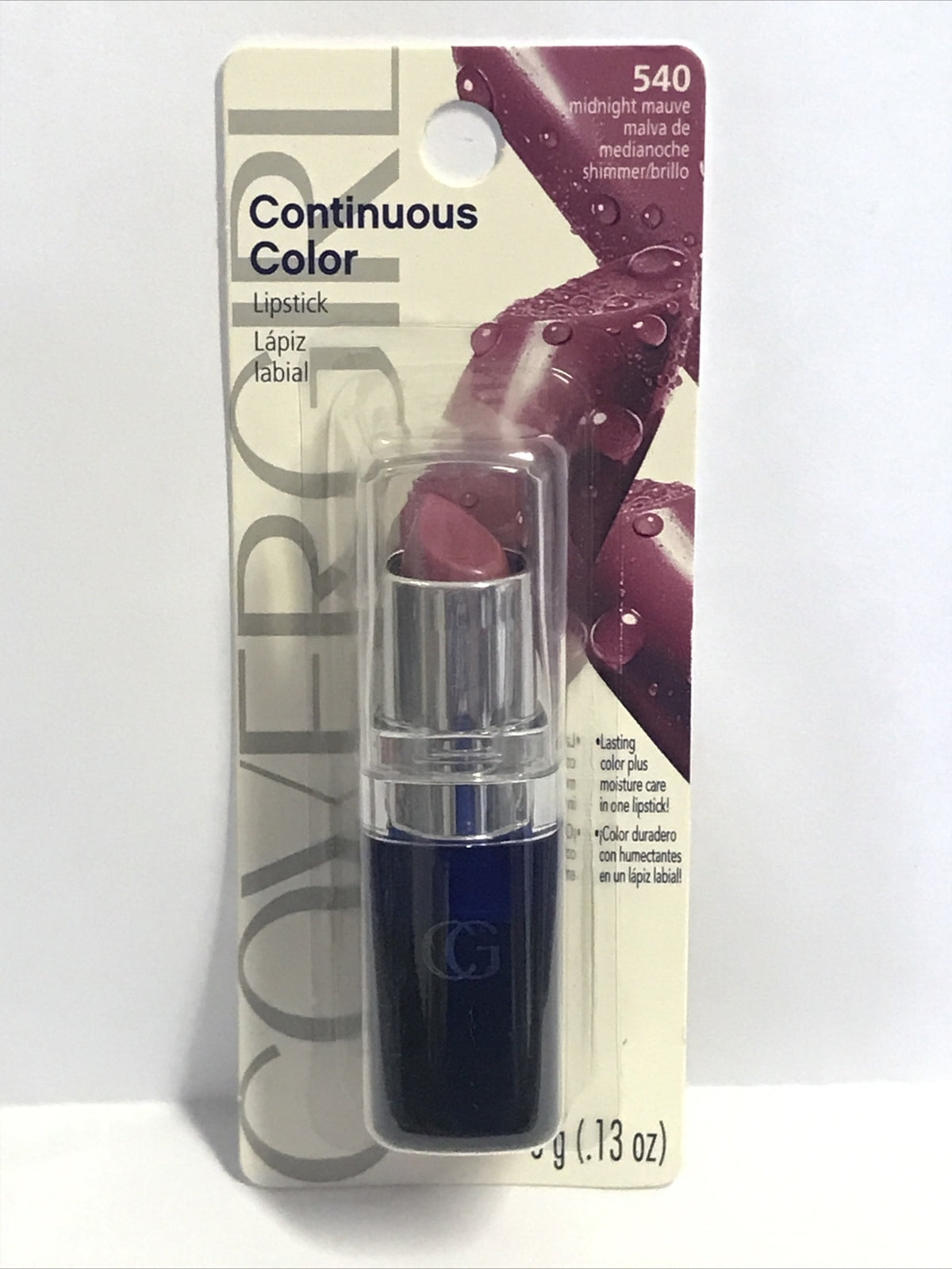 Lipstick - Continuous Color Lipstick #540 Midnight Mauve, Long-Lasting