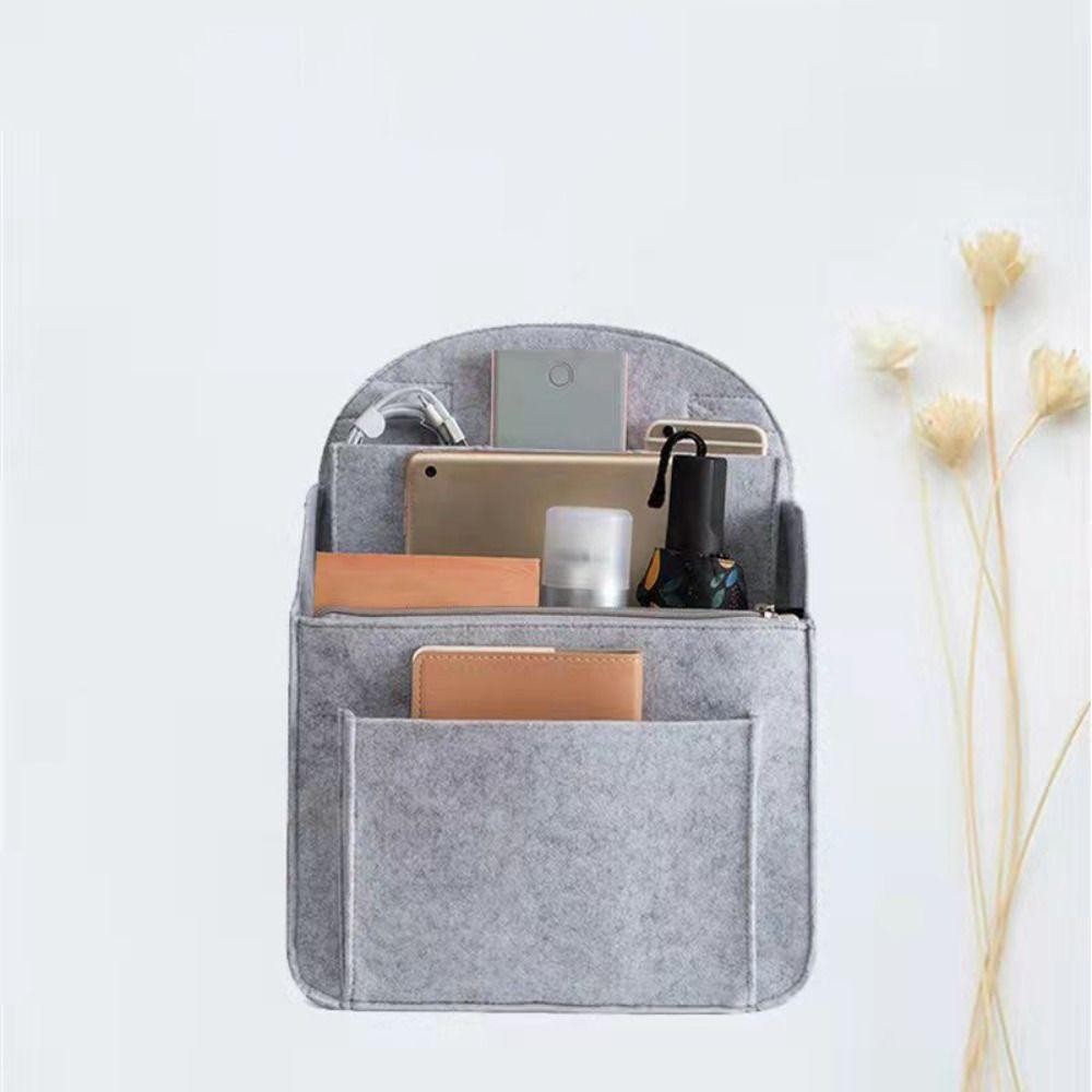 Portable Makeup Organizer Insert for Travel Backpack & Bags - Divider & Storage